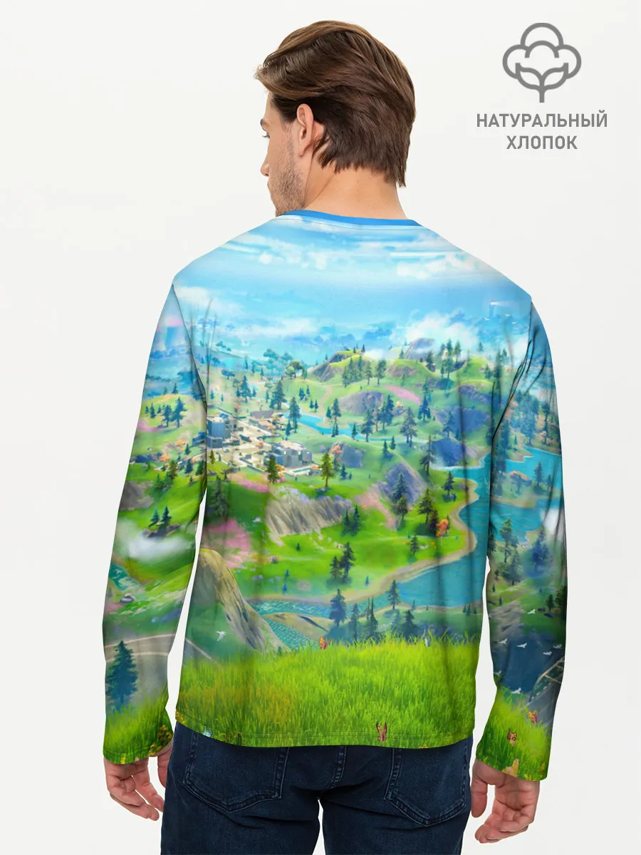 Мужской лонгслив базовый / Fortnite