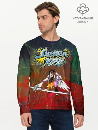 Мужской лонгслив базовый / Shaman King