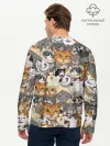 Мужской лонгслив базовый / ALL CATS MEMES