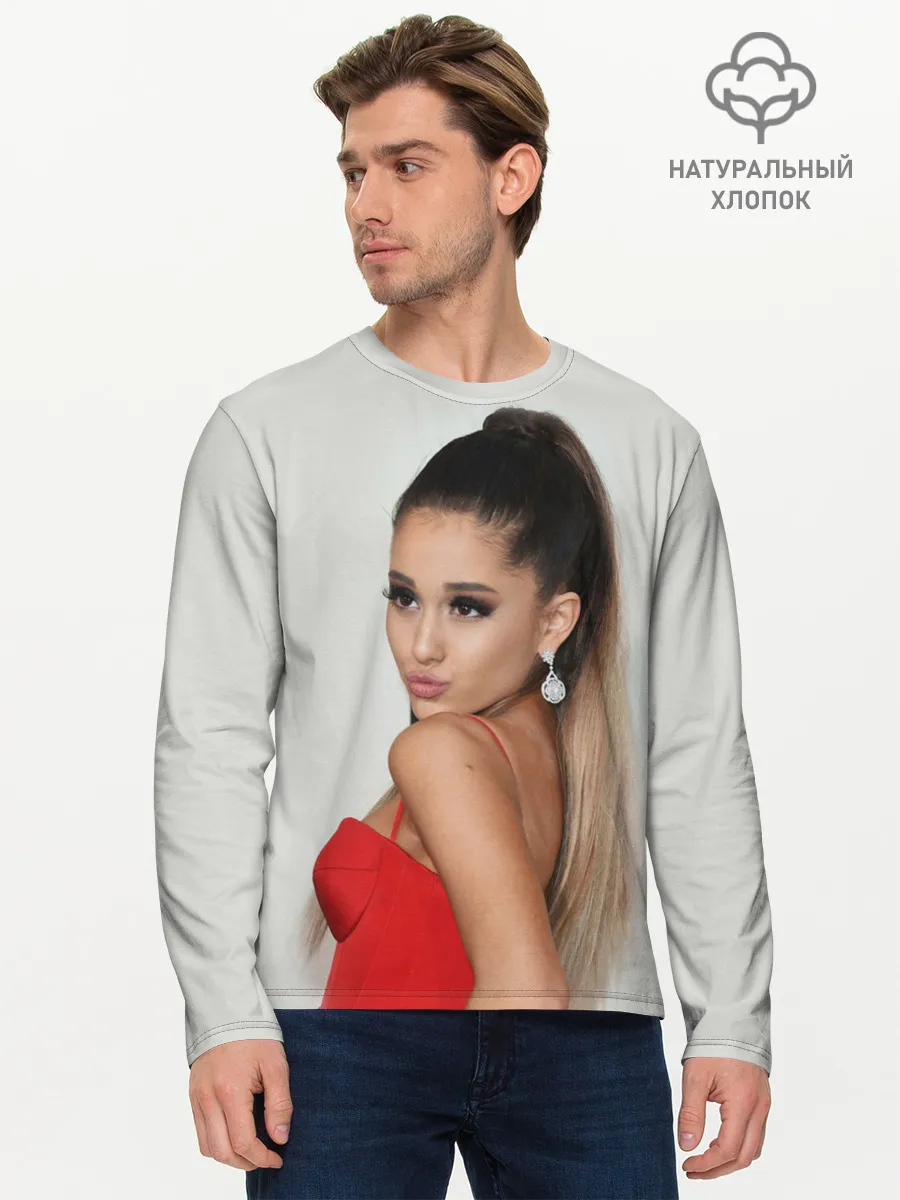 Мужской лонгслив базовый / Ariana Grande