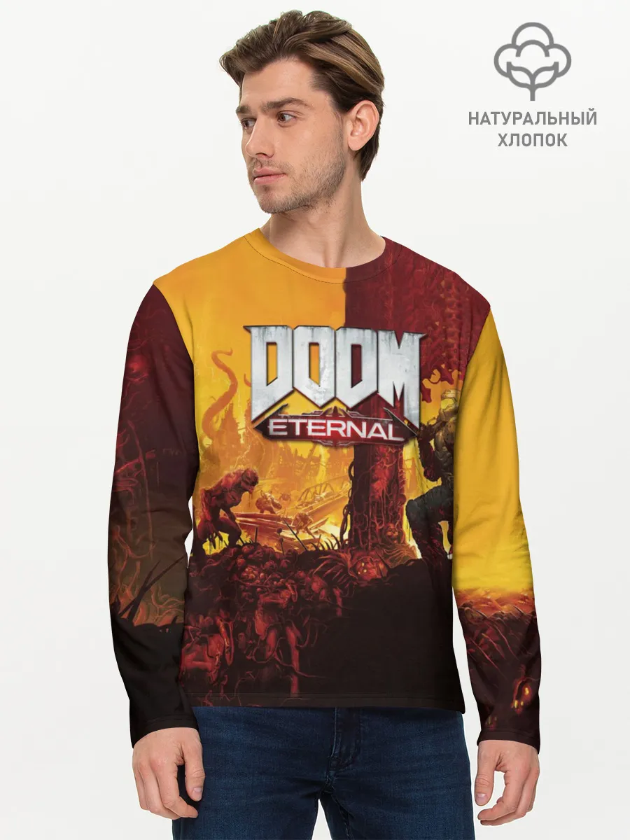 Мужской лонгслив базовый / DOOM eternal 2020
