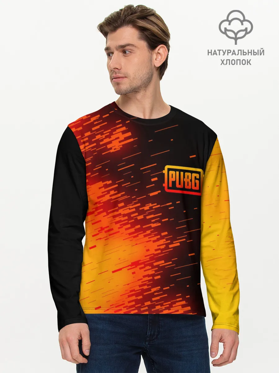 Мужской лонгслив базовый / PUBG