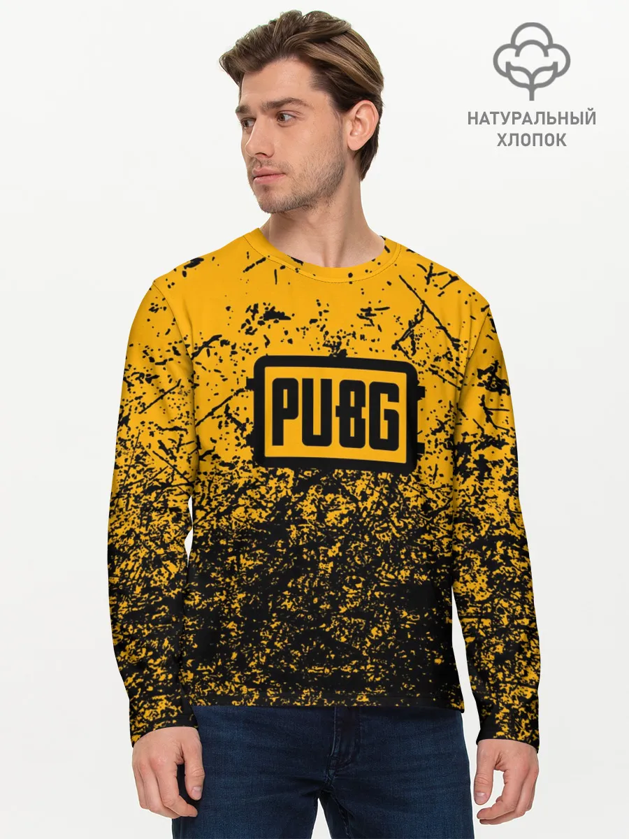 Мужской лонгслив базовый / PUBG