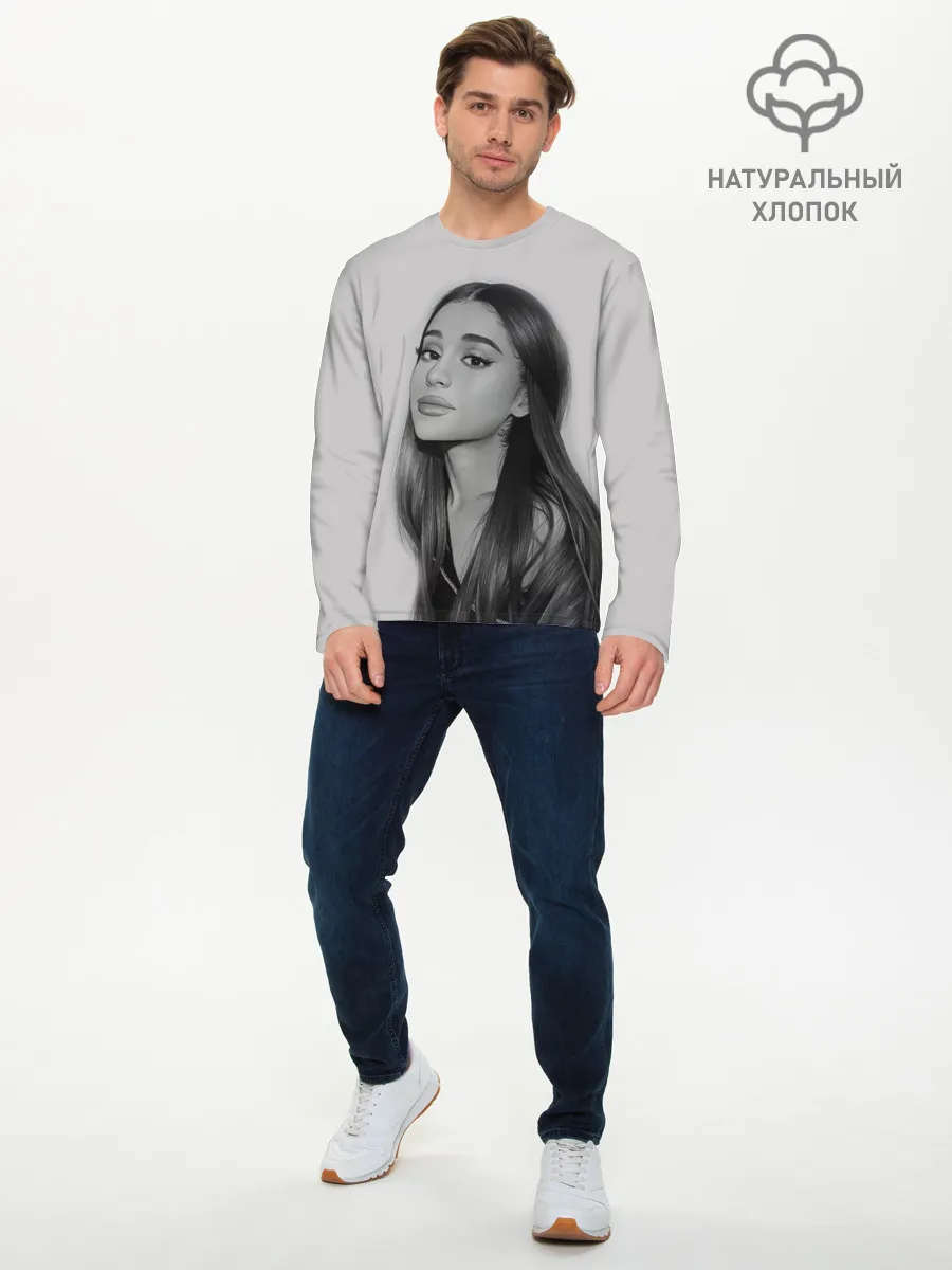 Мужской лонгслив базовый / Ariana Grande