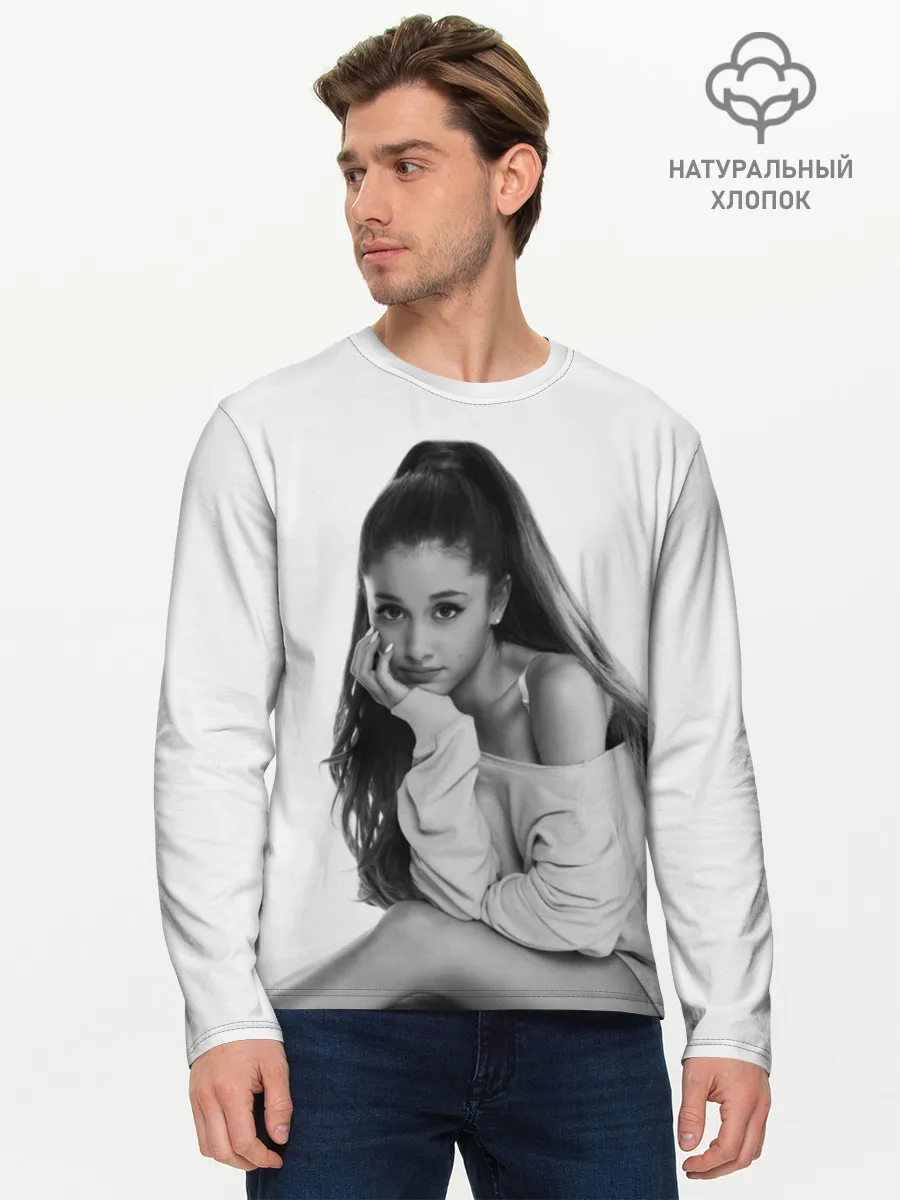 Мужской лонгслив базовый / Ariana Grande