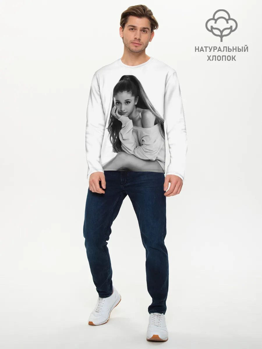 Мужской лонгслив базовый / Ariana Grande