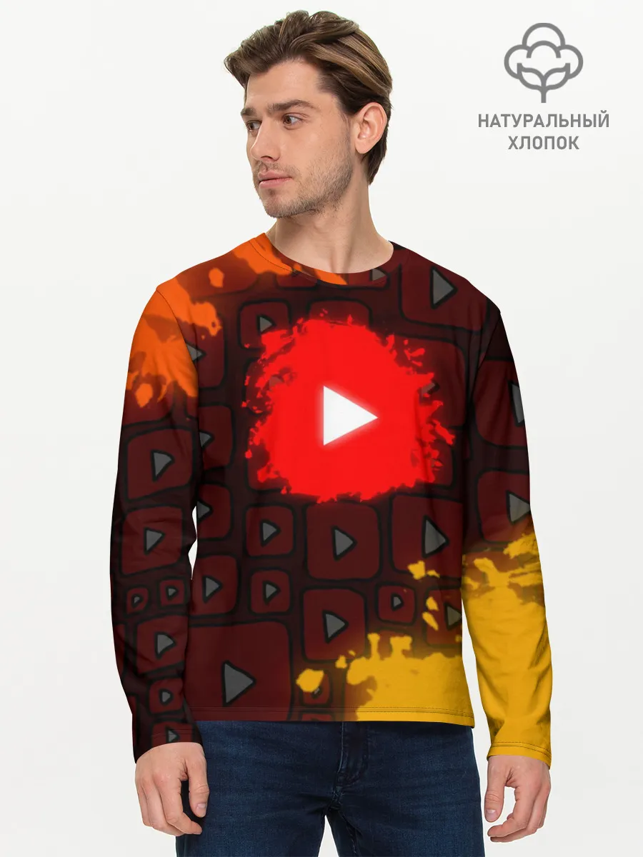 Мужской лонгслив базовый / YouTube