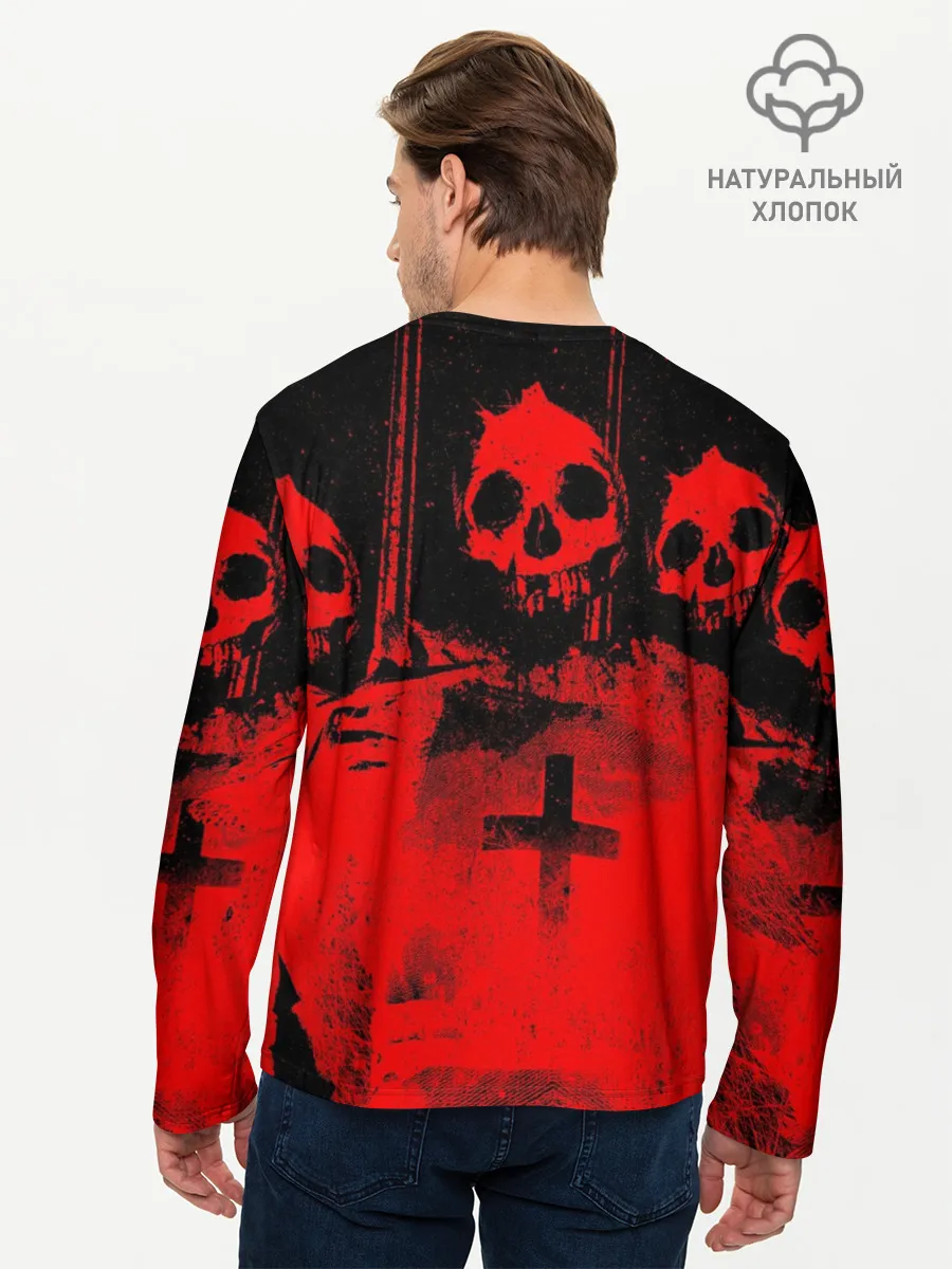 Мужской лонгслив базовый / Анархия