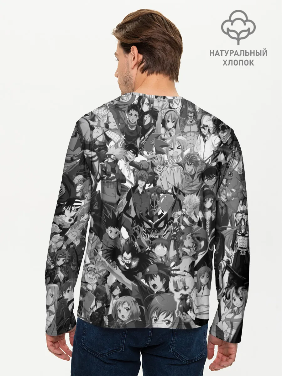 Мужской лонгслив базовый / ANIME HEROES