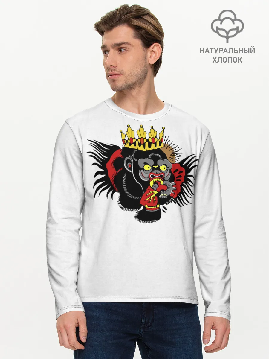 Мужской лонгслив базовый / Конор МакГрегор
