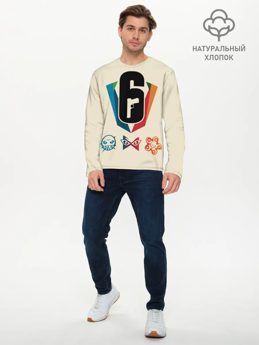 Мужской лонгслив базовый / Rainbow Six Siege