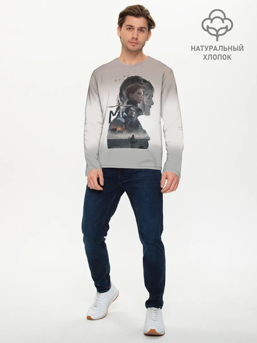Мужской лонгслив базовый / Death Stranding