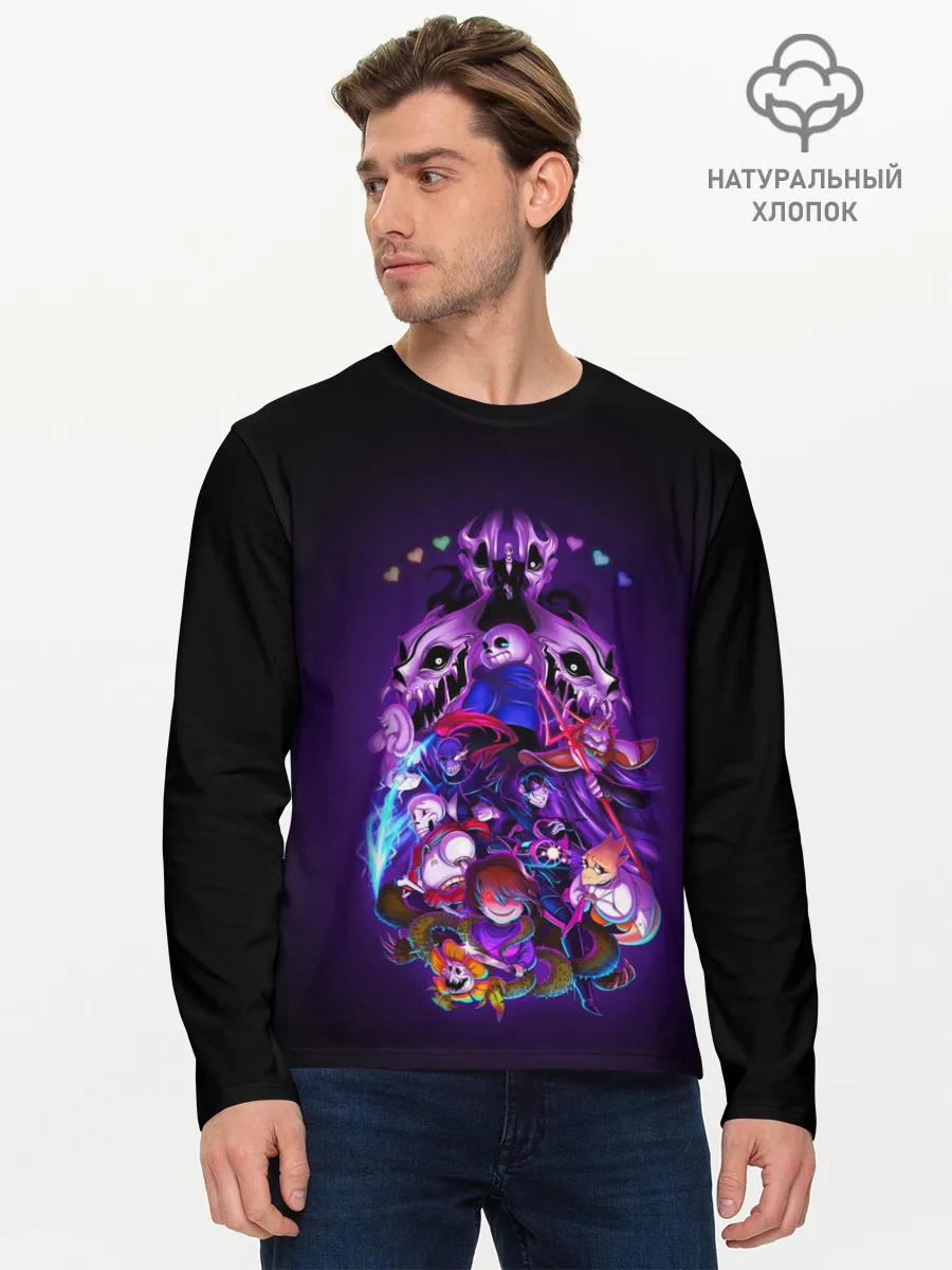 Мужской лонгслив базовый / UNDERTALE