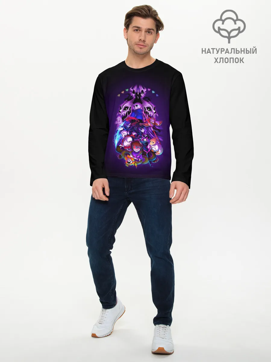 Мужской лонгслив базовый / UNDERTALE
