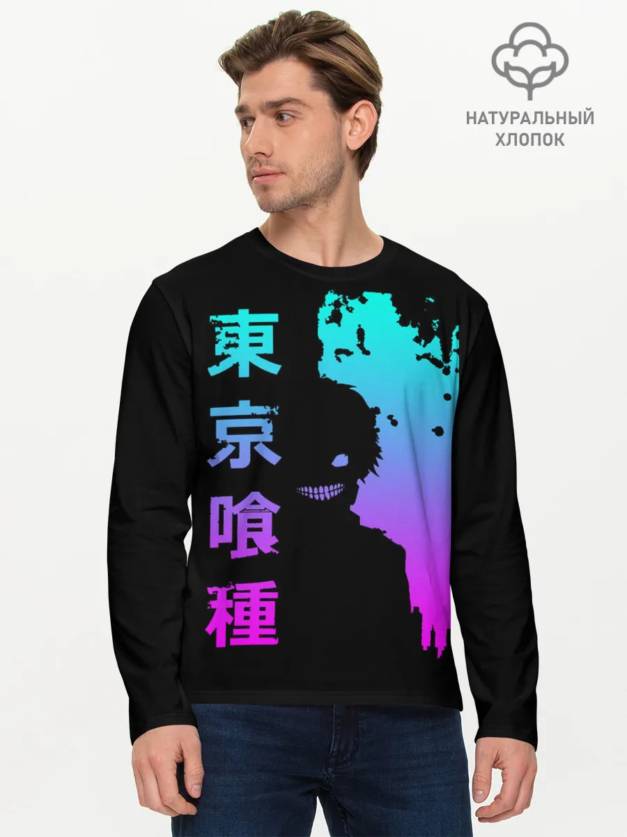 Мужской лонгслив базовый / Tokyo Ghoul