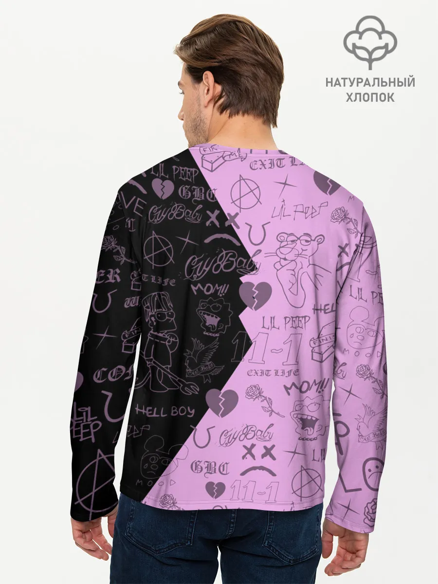 Мужской лонгслив базовый / LIL PEEP.