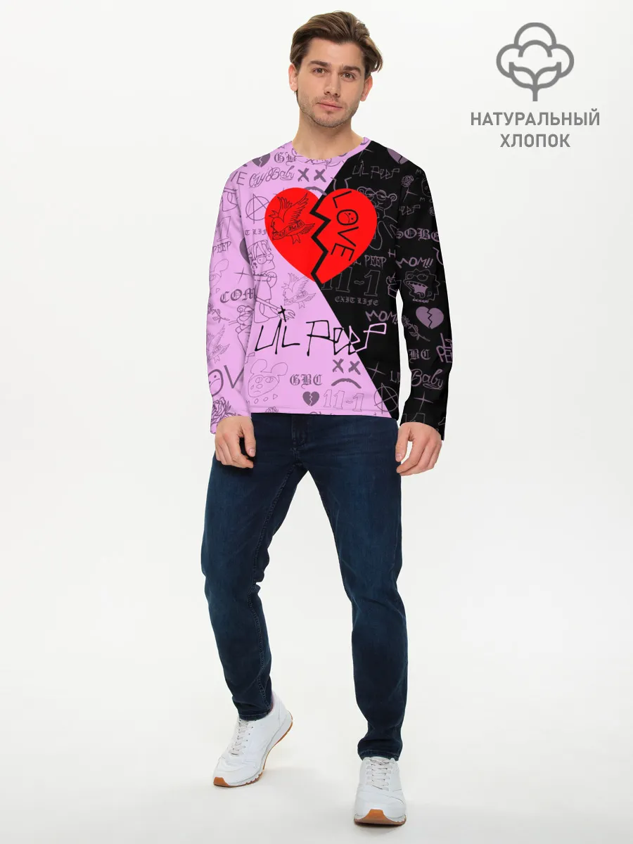 Мужской лонгслив базовый / LIL PEEP.