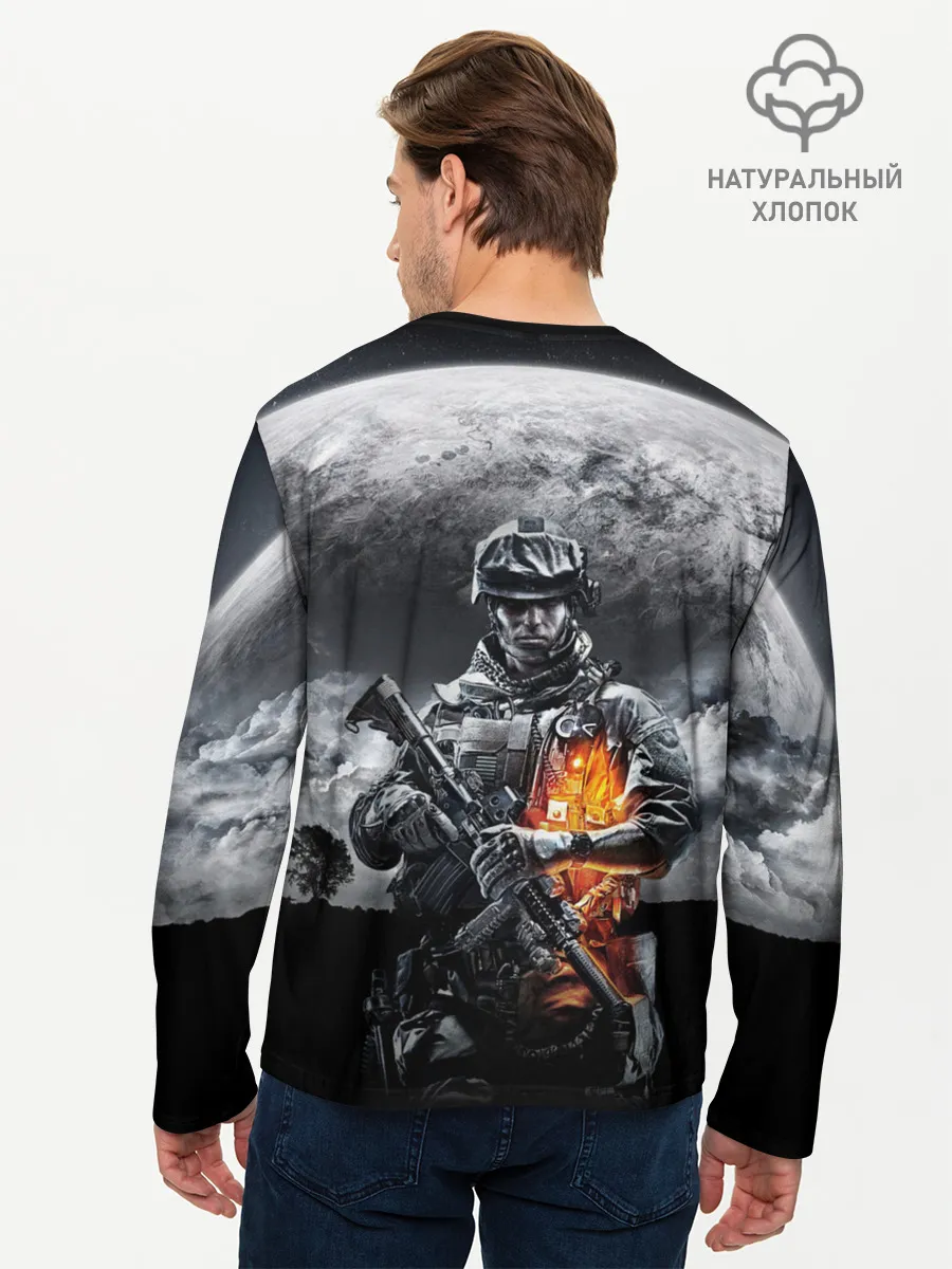 Мужской лонгслив базовый / Battlefield