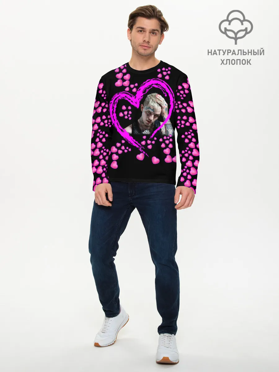 Мужской лонгслив базовый / Lil Peep