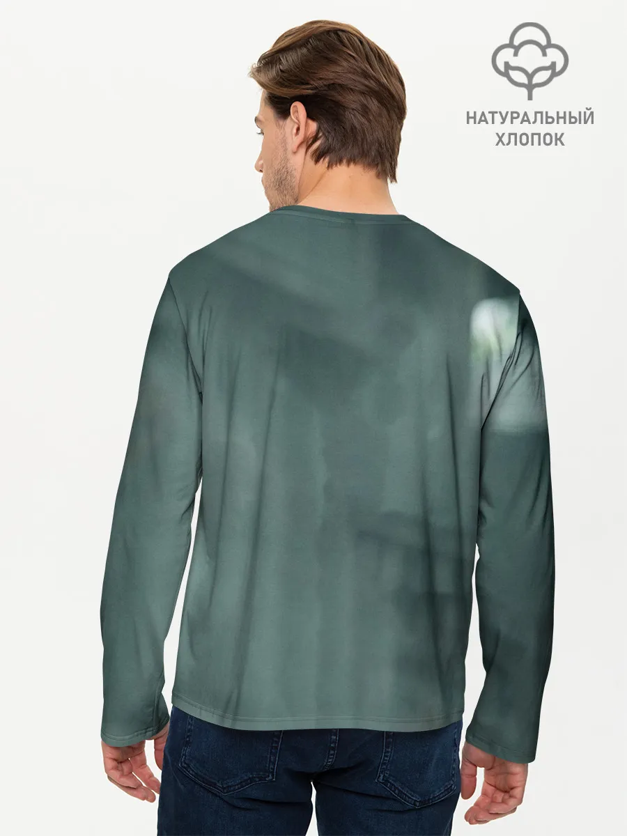 Мужской лонгслив базовый / Ведьмак Геральт