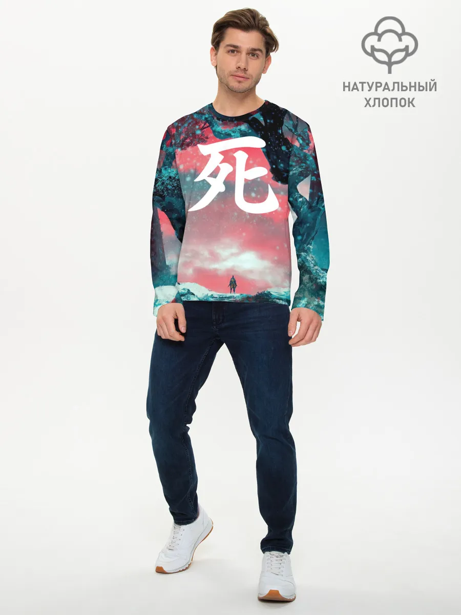 Мужской лонгслив базовый / Sekiro shadows die twice