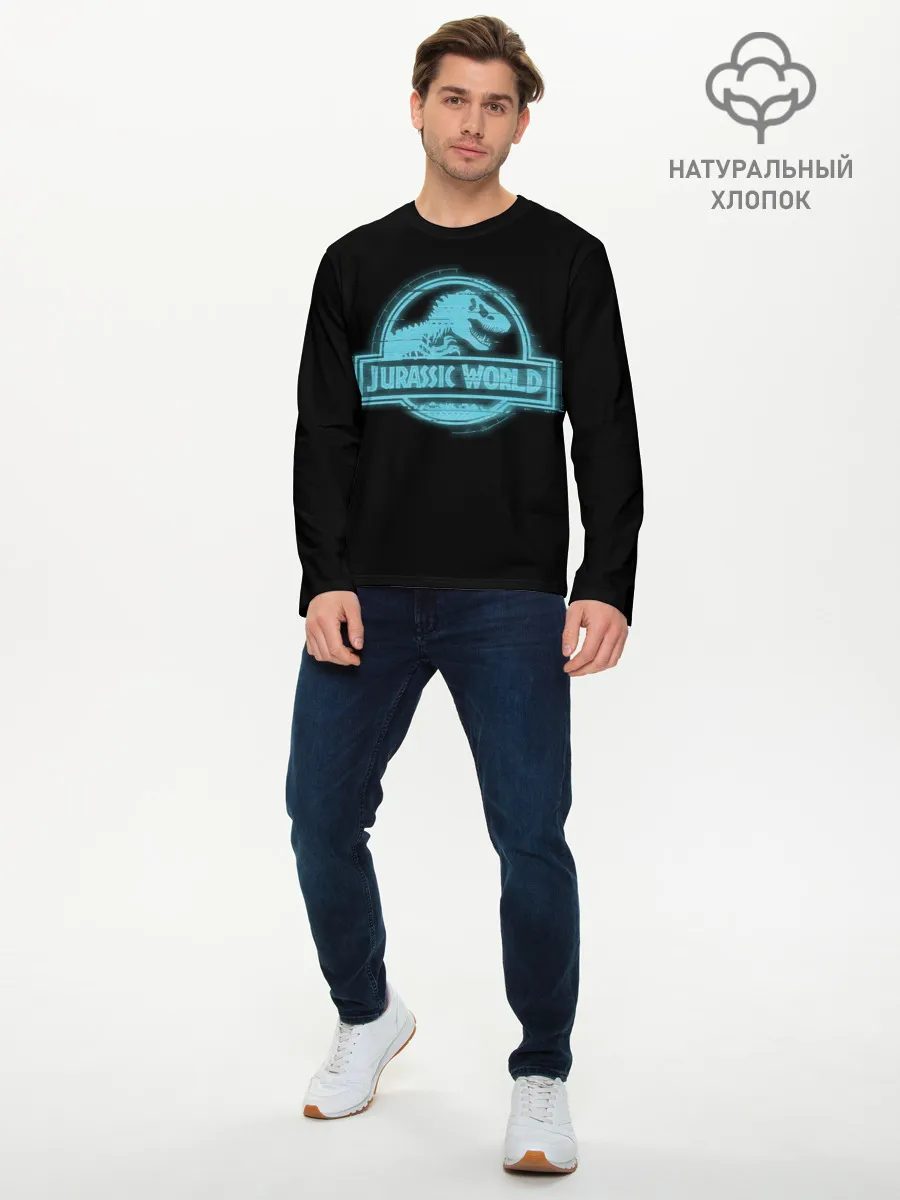 Мужской лонгслив базовый / Jurassic World
