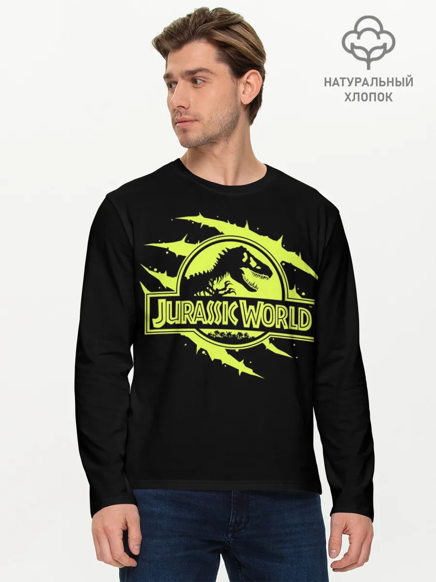 Мужской лонгслив базовый / Jurassic World