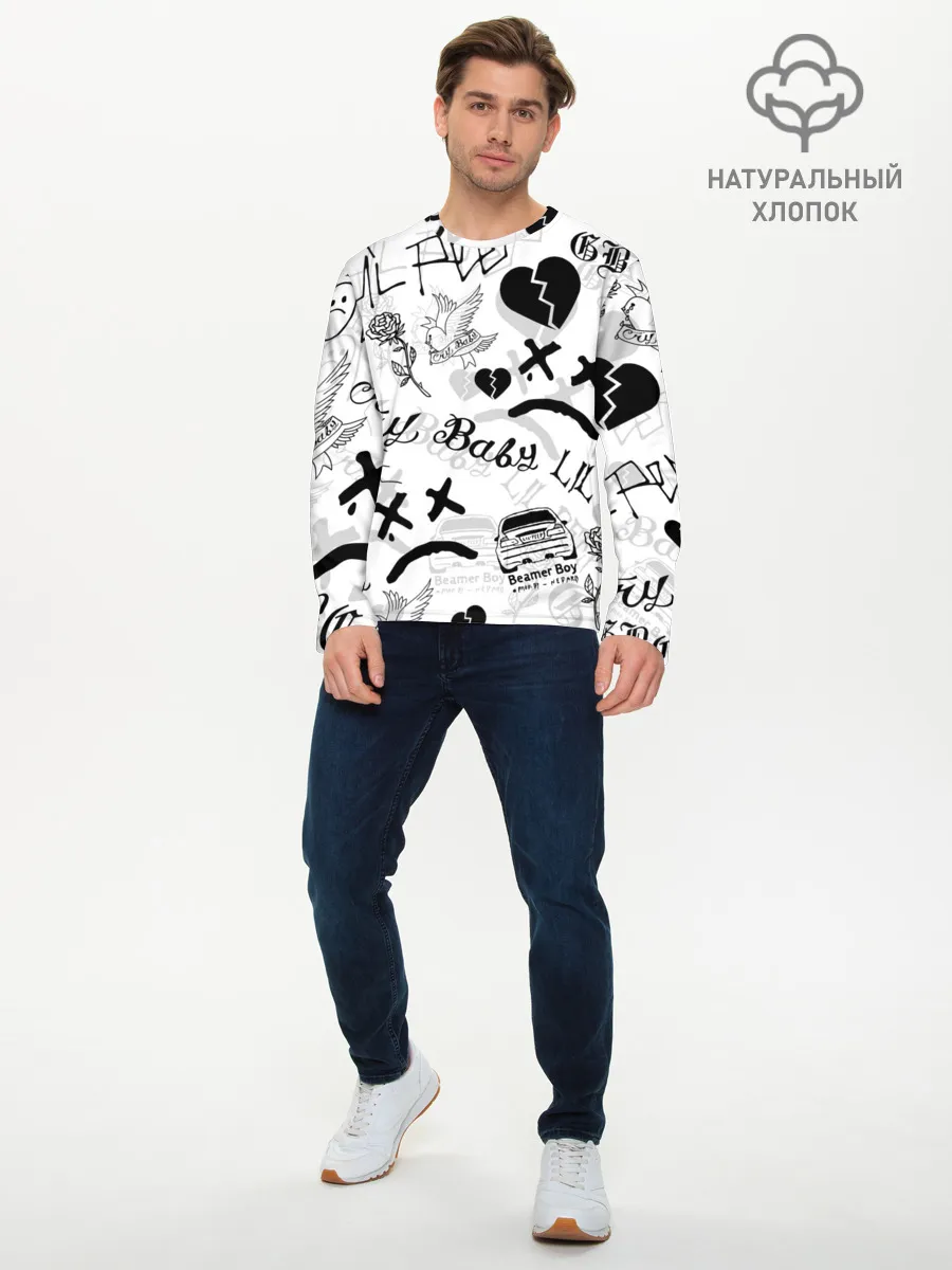 Мужской лонгслив базовый / LIL PEEP