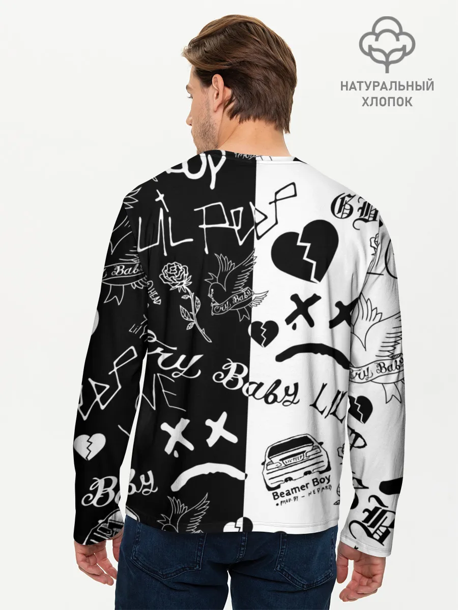 Мужской лонгслив базовый / LIL PEEP