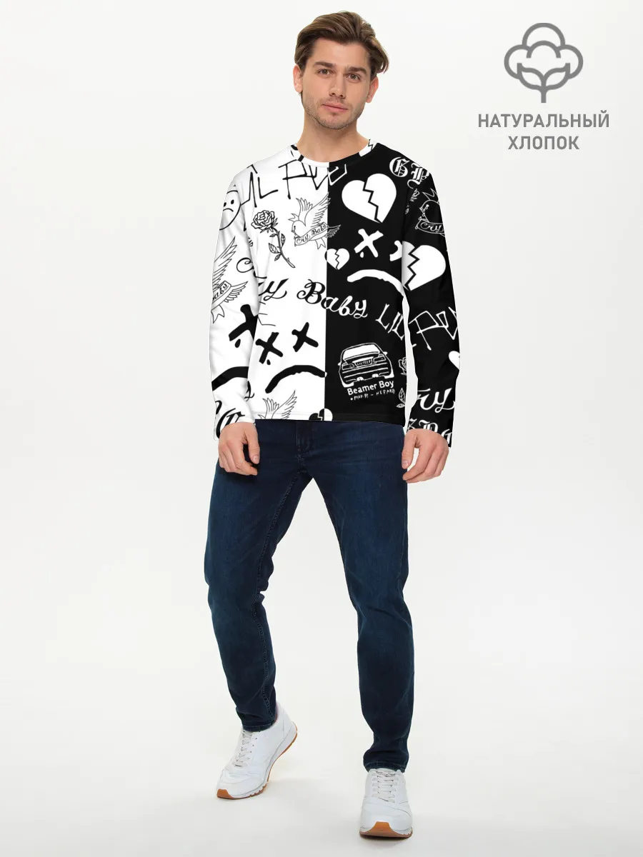 Мужской лонгслив базовый / LIL PEEP