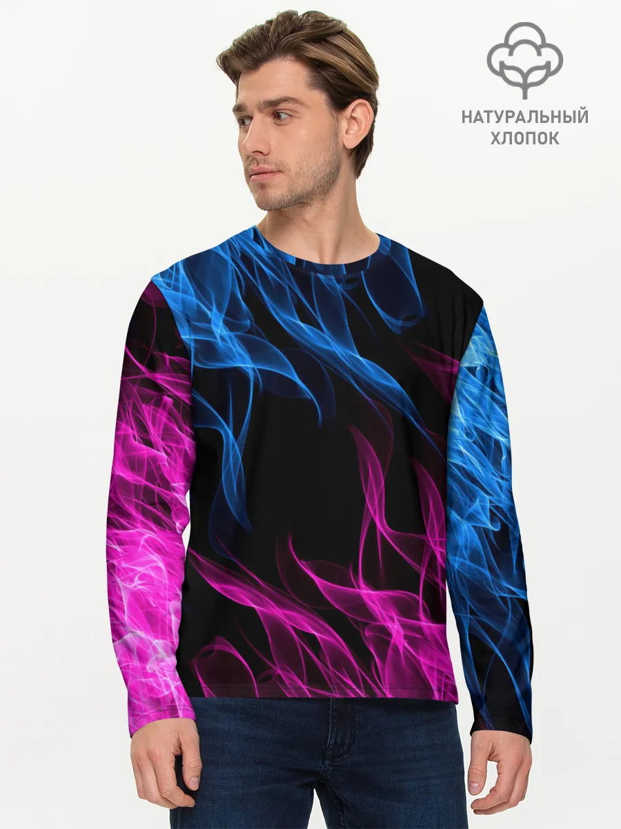 Мужской лонгслив базовый / БИТВА ОГНЕЙ