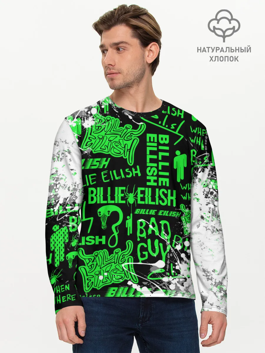 Мужской лонгслив базовый / BILLIE EILISH.