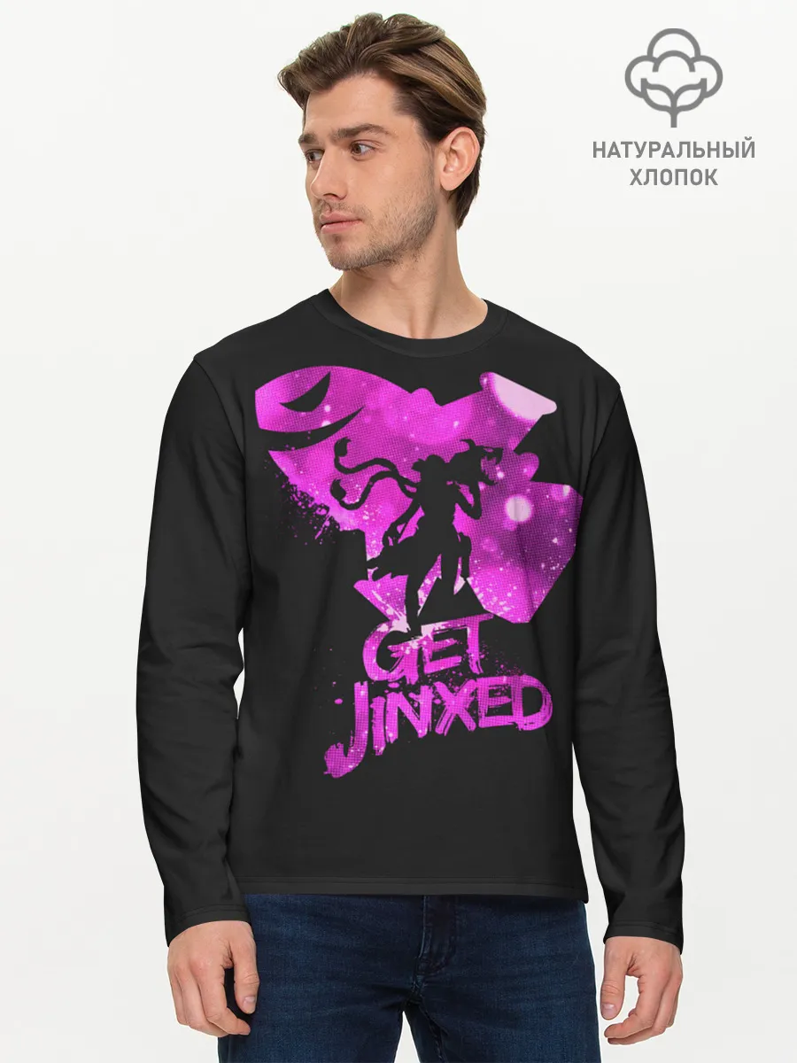Мужской лонгслив базовый / Get Jinxed
