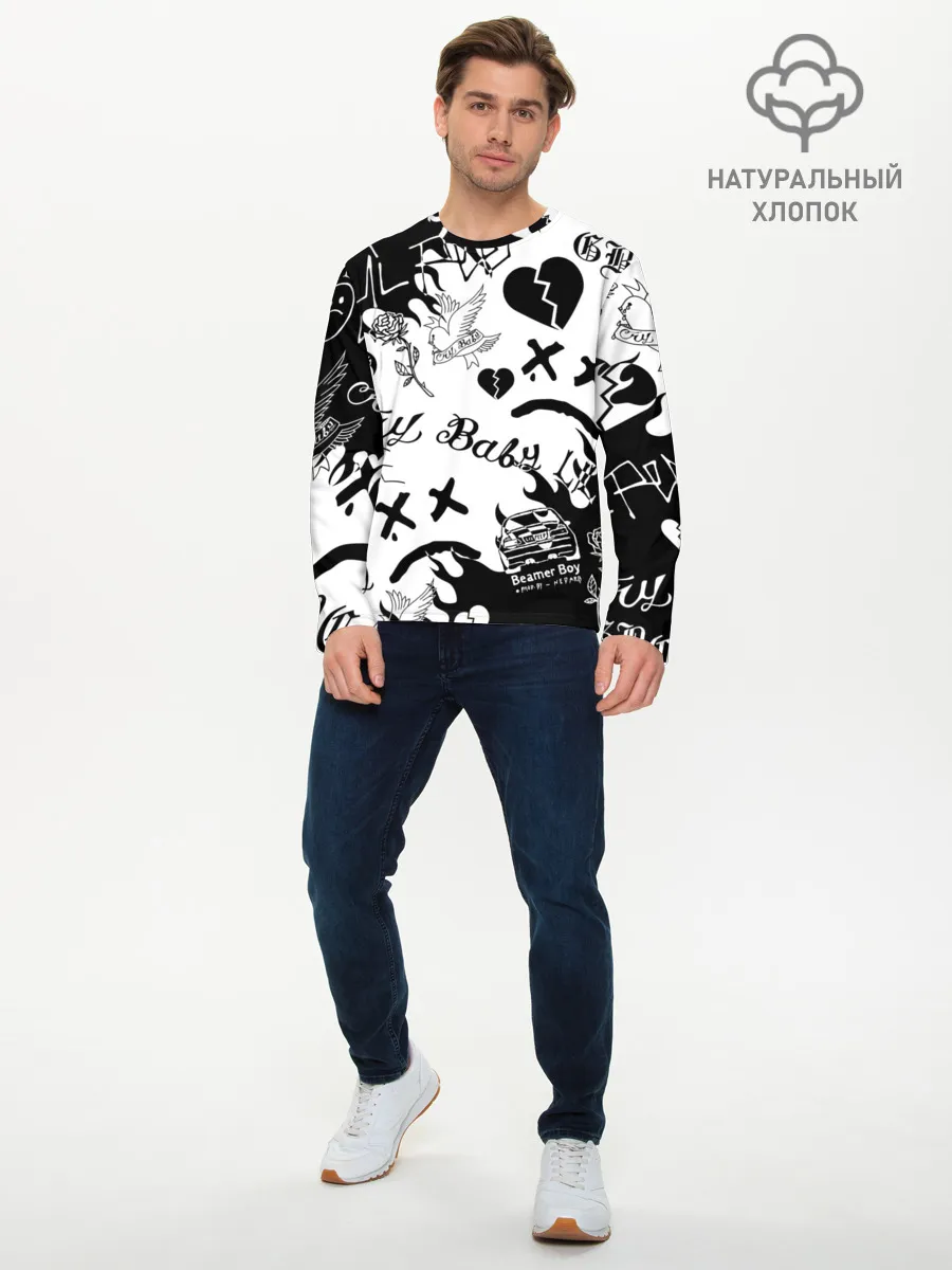 Мужской лонгслив базовый / LIL PEEP | ЛИЛ ПИП