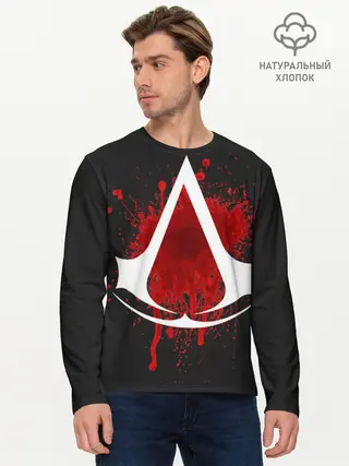 Мужской лонгслив базовый / Assassins Creed