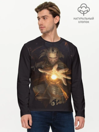 Мужской лонгслив базовый / Ведьмак