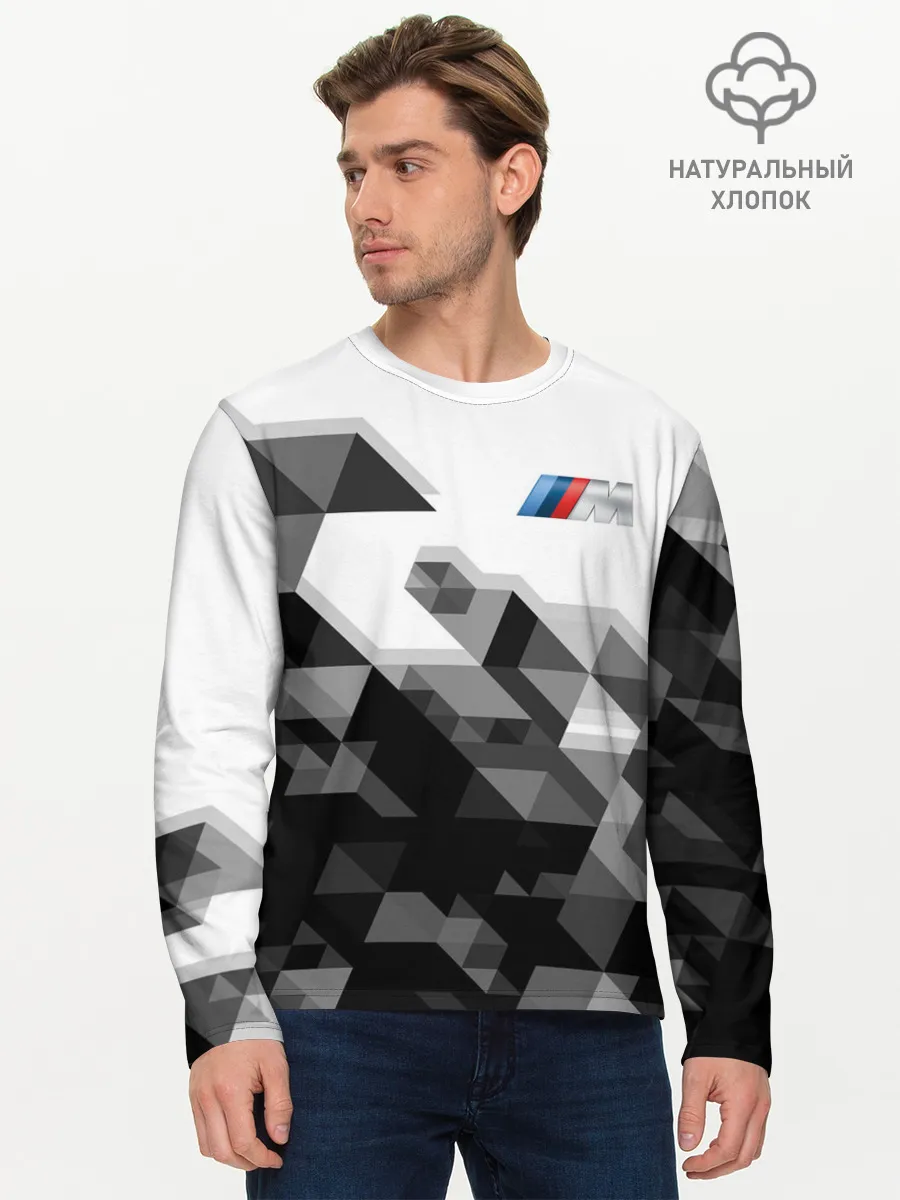 Мужской лонгслив базовый / BMW | БМВ