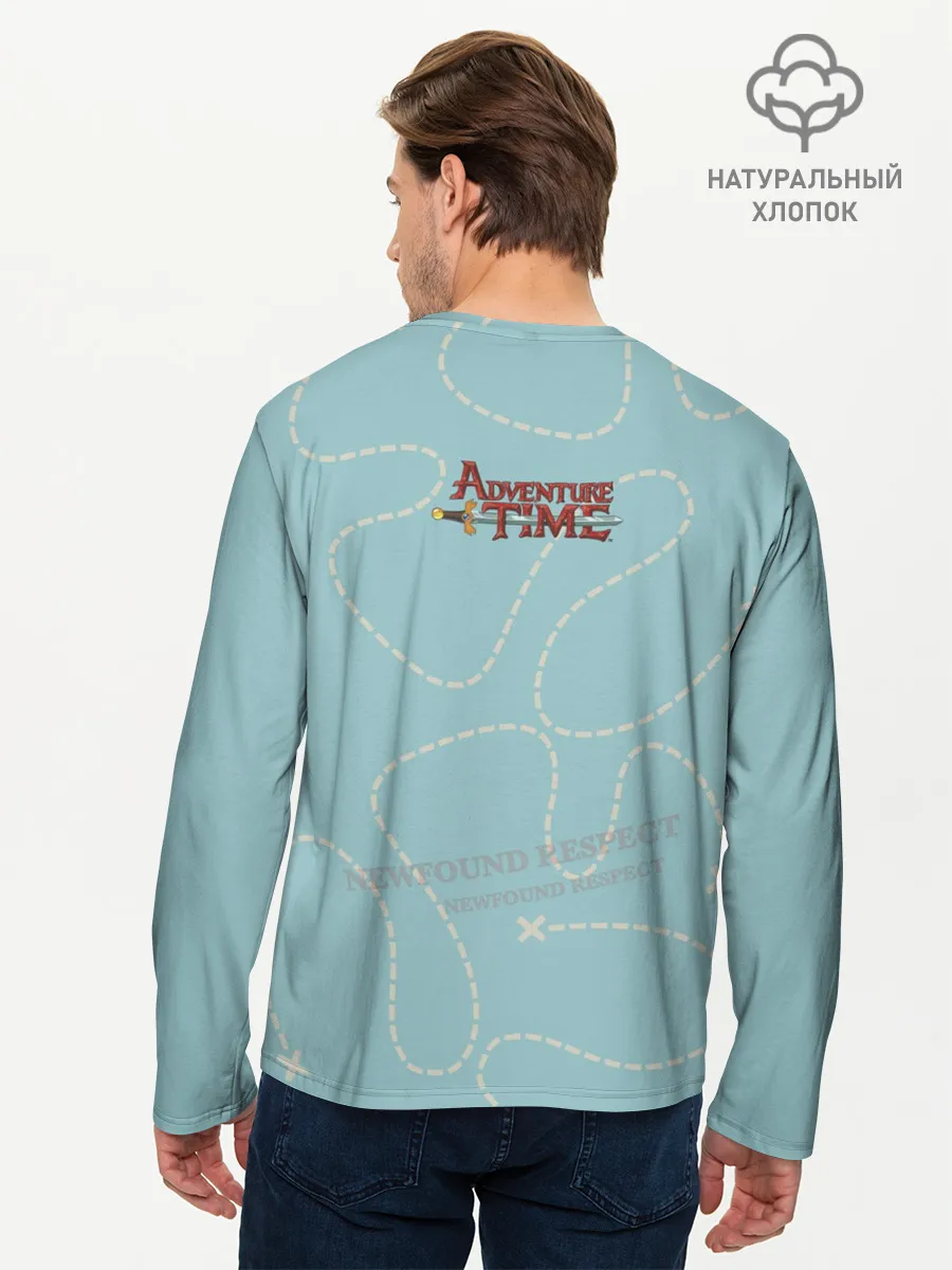 Мужской лонгслив базовый / Friendship. Adventure time