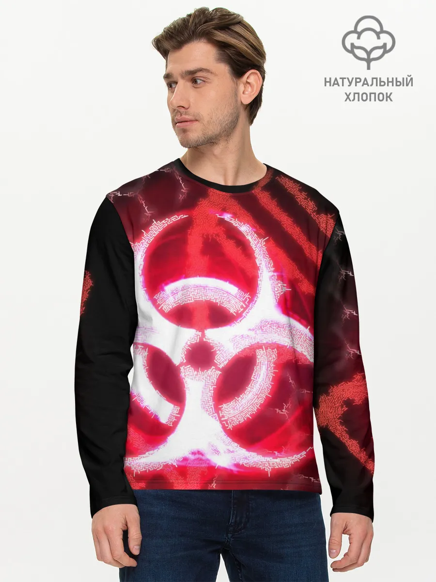 Мужской лонгслив базовый / Plague Inc ShB