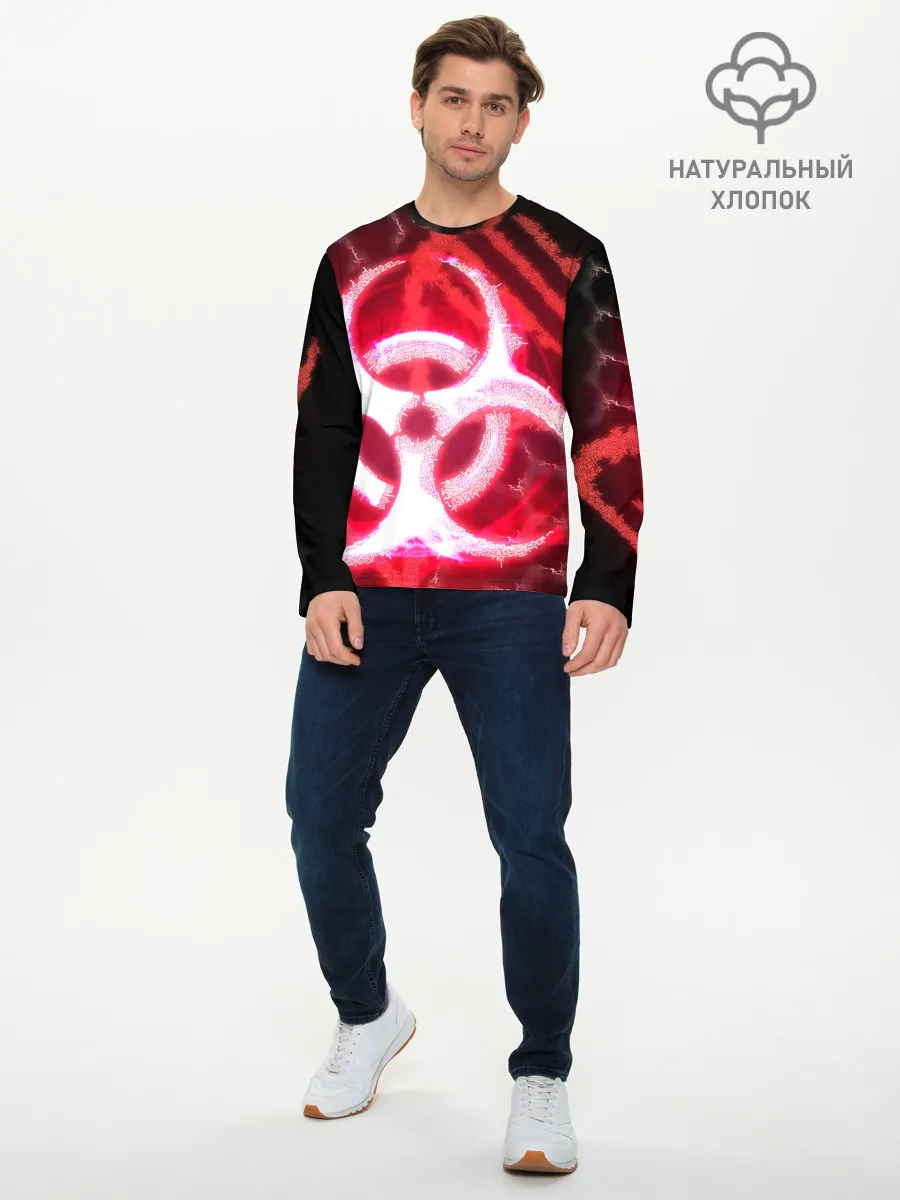 Мужской лонгслив базовый / Plague Inc ShB