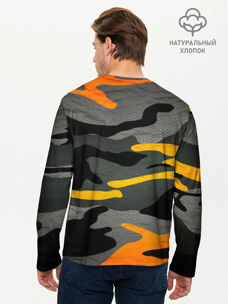 Мужской лонгслив базовый / КАМУФЛЯЖ АРМЕЙСКИЙ