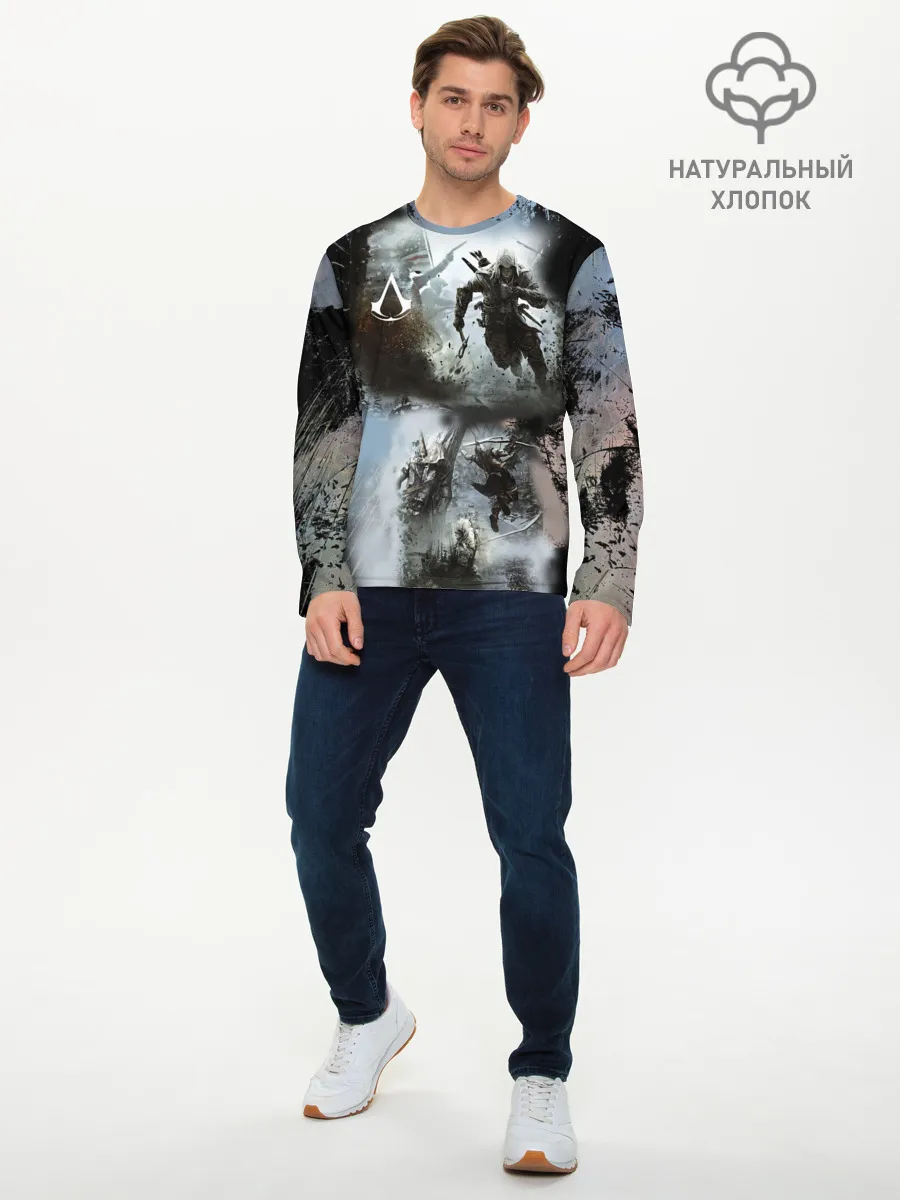 Мужской лонгслив базовый / Assassin’s Creed