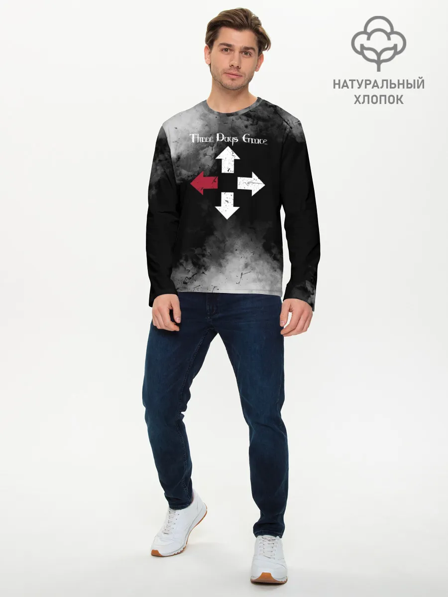 Мужской лонгслив базовый / Three Days Grace