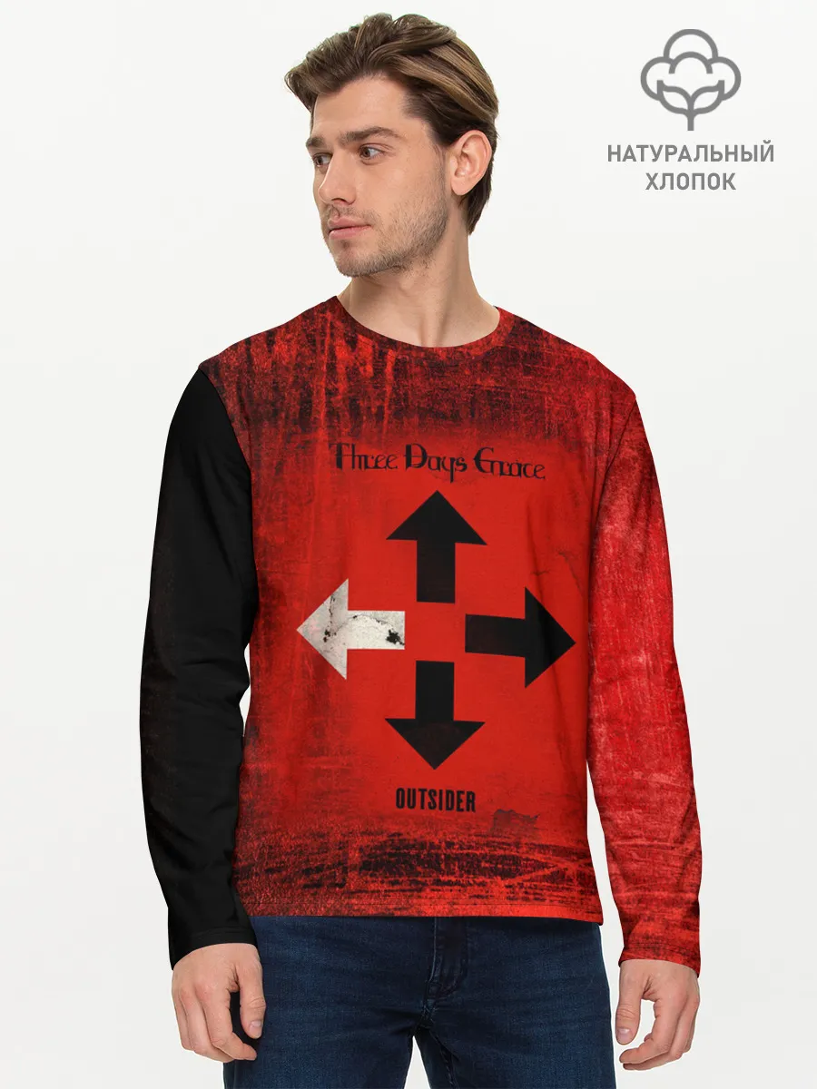 Мужской лонгслив базовый / Three Days Grace