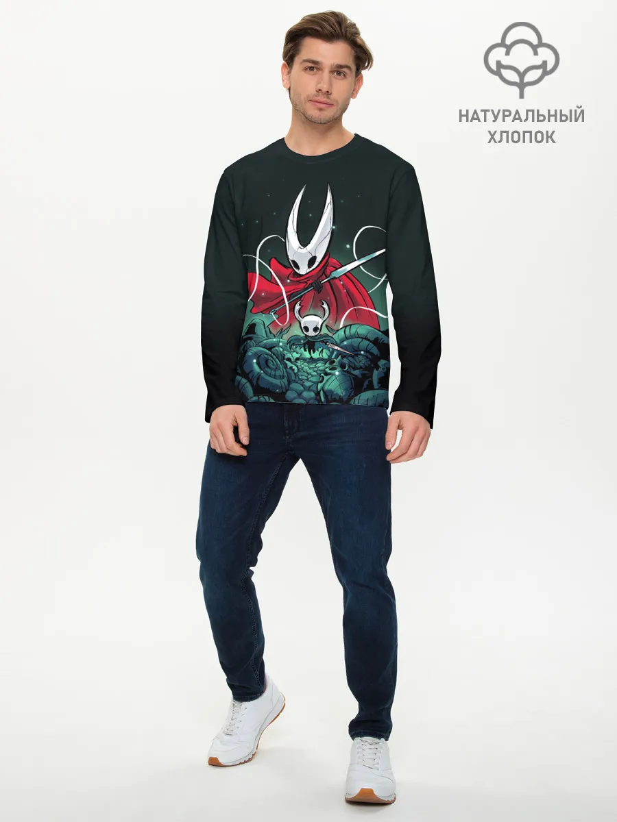 Мужской лонгслив базовый / Hollow Knight