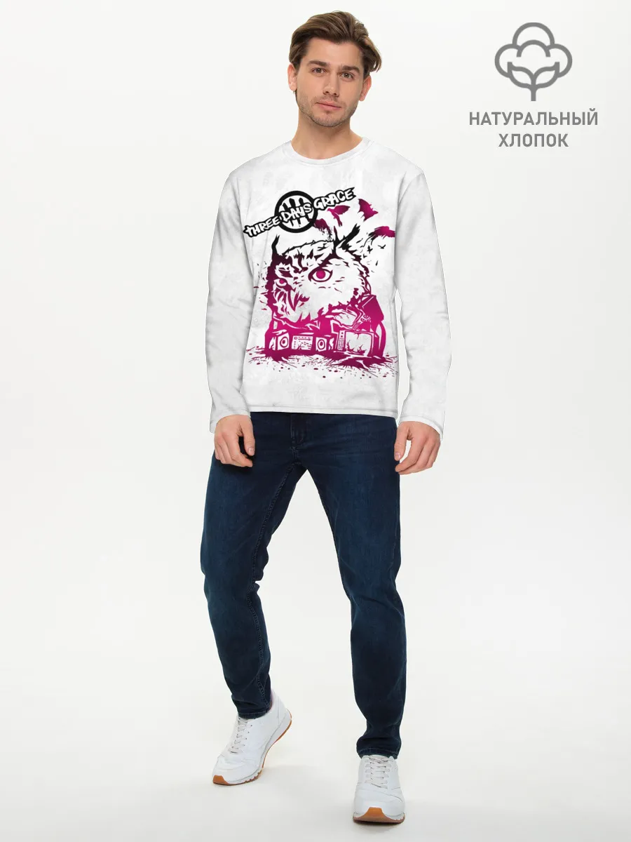 Мужской лонгслив базовый / Three days grace