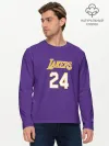 Мужской лонгслив базовый / Los Angeles Lakers / Kobe Brya