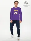 Мужской лонгслив базовый / Los Angeles Lakers / Kobe Brya