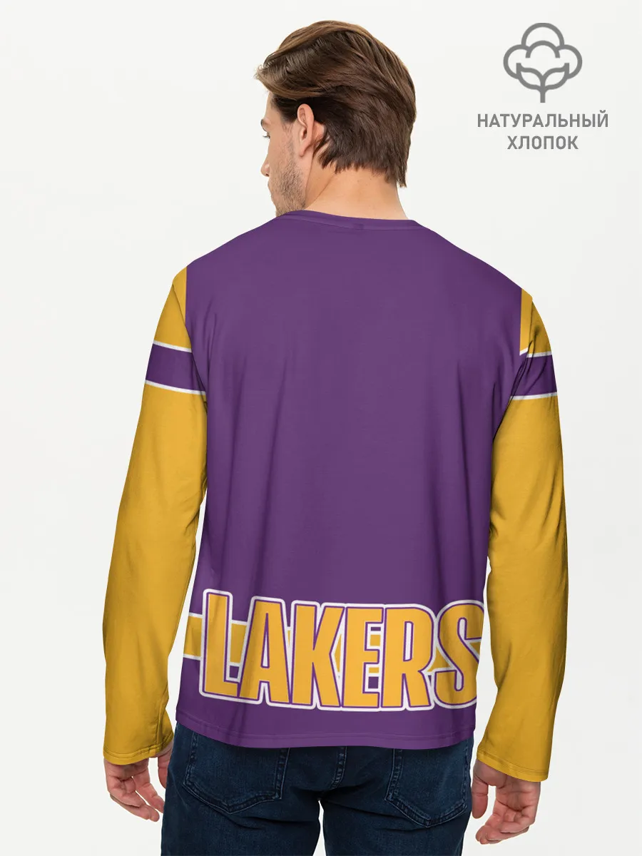 Мужской лонгслив базовый / Los Angeles Lakers