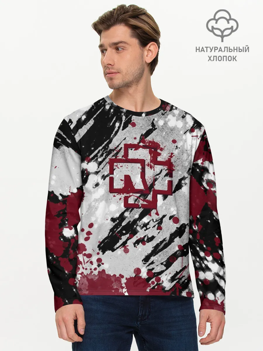 Мужской лонгслив базовый / Rammstein